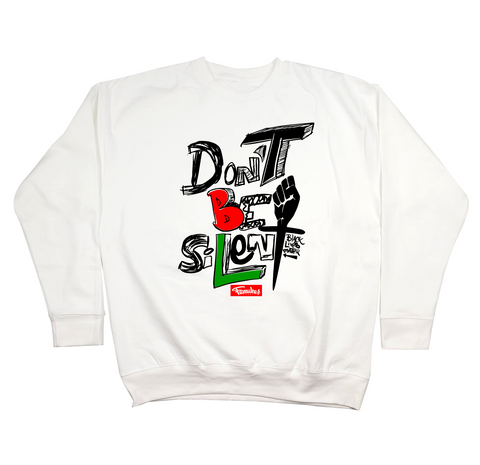 Image of Don't Be Silent - white sweater