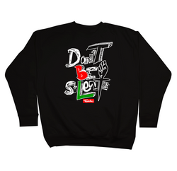 Don't Be Silent - black sweater
